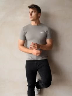 Series T-Shirt - Stone Grey -Trend Wear Sales 080AMGreige 01D