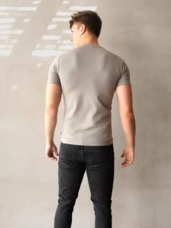 Series T-Shirt - Stone Grey -Trend Wear Sales 080AMGreige 03D