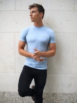 Universal T-Shirt - Ice Blue -Trend Wear Sales 080BLLightBlue03D