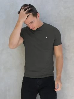 Initial Crew T-Shirt - Charcoal