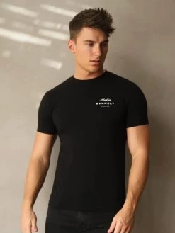 Italia T-Shirt - Black -Trend Wear Sales 080MBBlack 04D