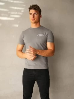 Italia T-Shirt - Stone Grey -Trend Wear Sales 080MBGrey 02D