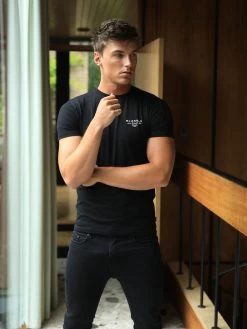 Monaco T-Shirt - Black -Trend Wear Sales 080MOBlackD 3