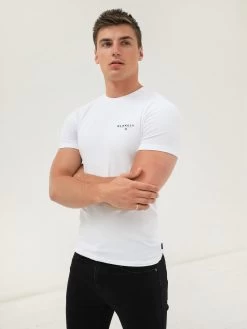Riviera Initial T-Shirt - White 11 Riviera Initial T-Shirt - White -Trend Wear Sales 080SWHITED
