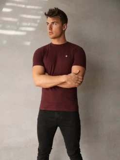 Livorno T-Shirt - Burgundy 12 Livorno T-Shirt - Burgundy -Trend Wear Sales 1015Burgundy 05D