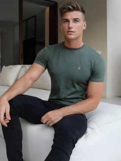 Conway T-Shirt - Green -Trend Wear Sales 1015GGreen3D