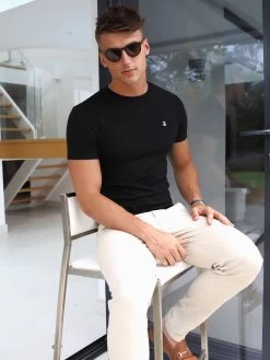 Salthouse T-Shirt - Black -Trend Wear Sales 1015Salthouse 831TanChinos