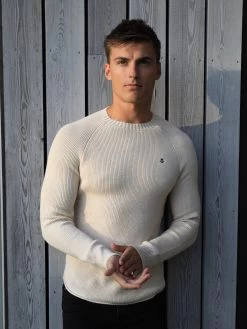 Olton Knit Jumper - Beige 14 Olton Knit Jumper - Beige -Trend Wear Sales 1267 BEIGE 06D