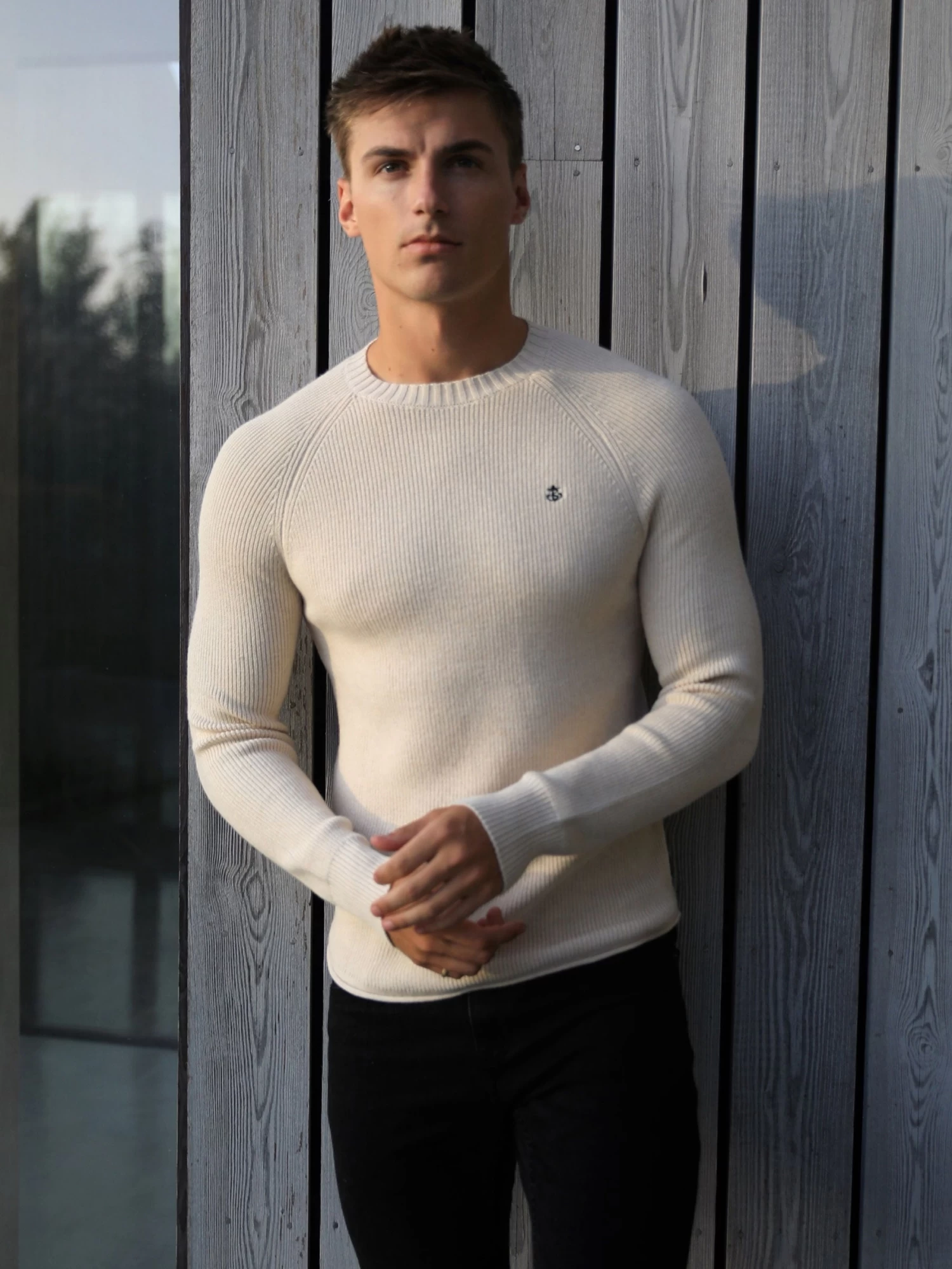 Olton Knit Jumper - Beige 3 Olton Knit Jumper - Beige