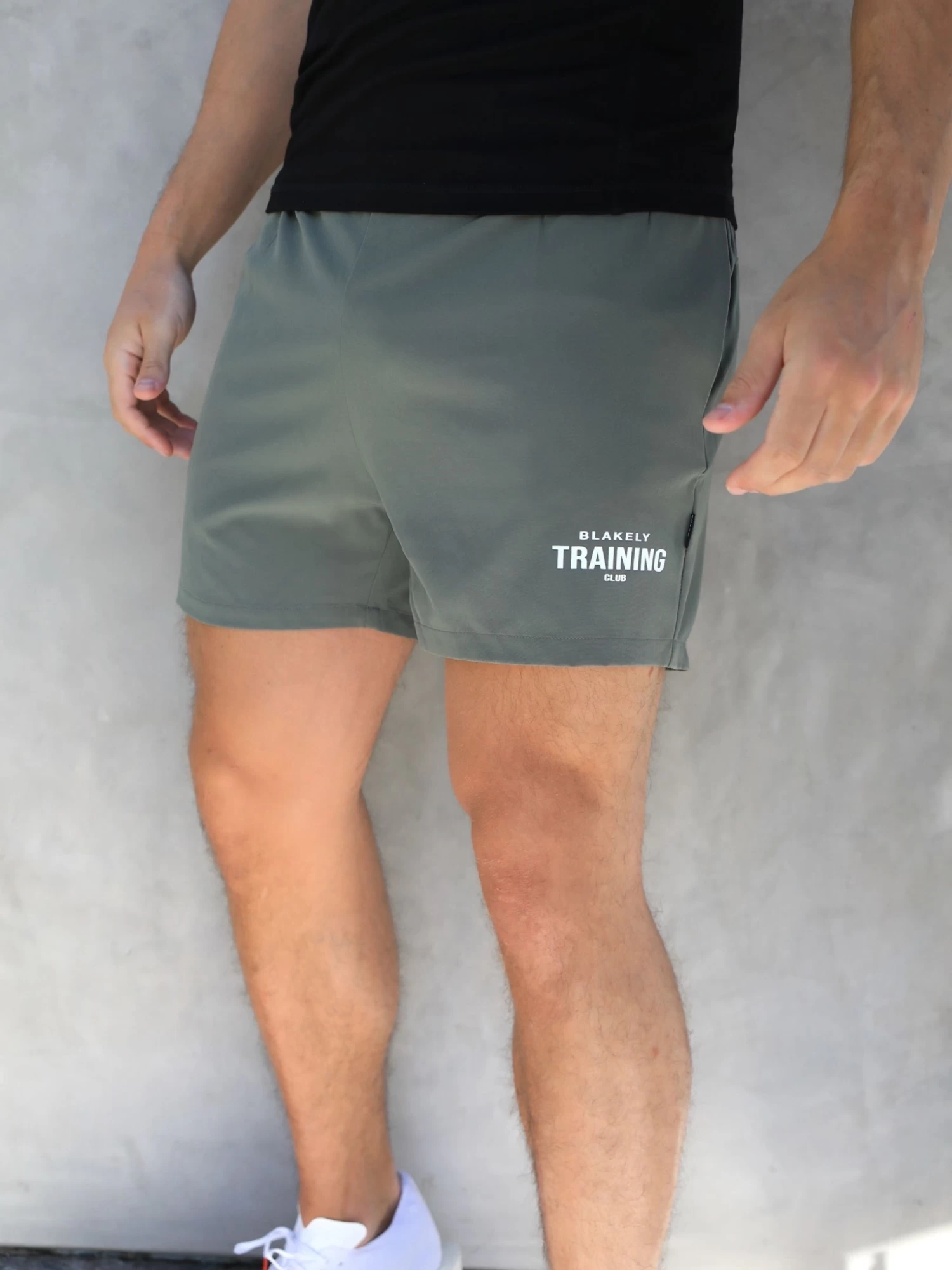 Training Sprint Shorts - Khaki Green 3 Training Sprint Shorts - Khaki Green