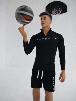 Compound 1/4 Zip - Black -Trend Wear Sales 1332Black3D NewWebSize