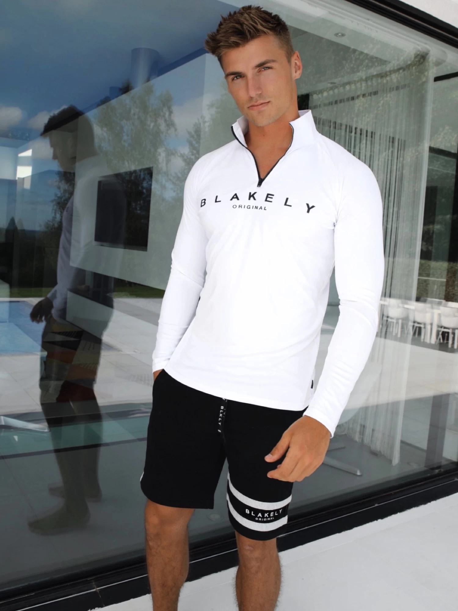 Compound 1/4 Zip - White 5 Compound 1/4 Zip - White - Image 4