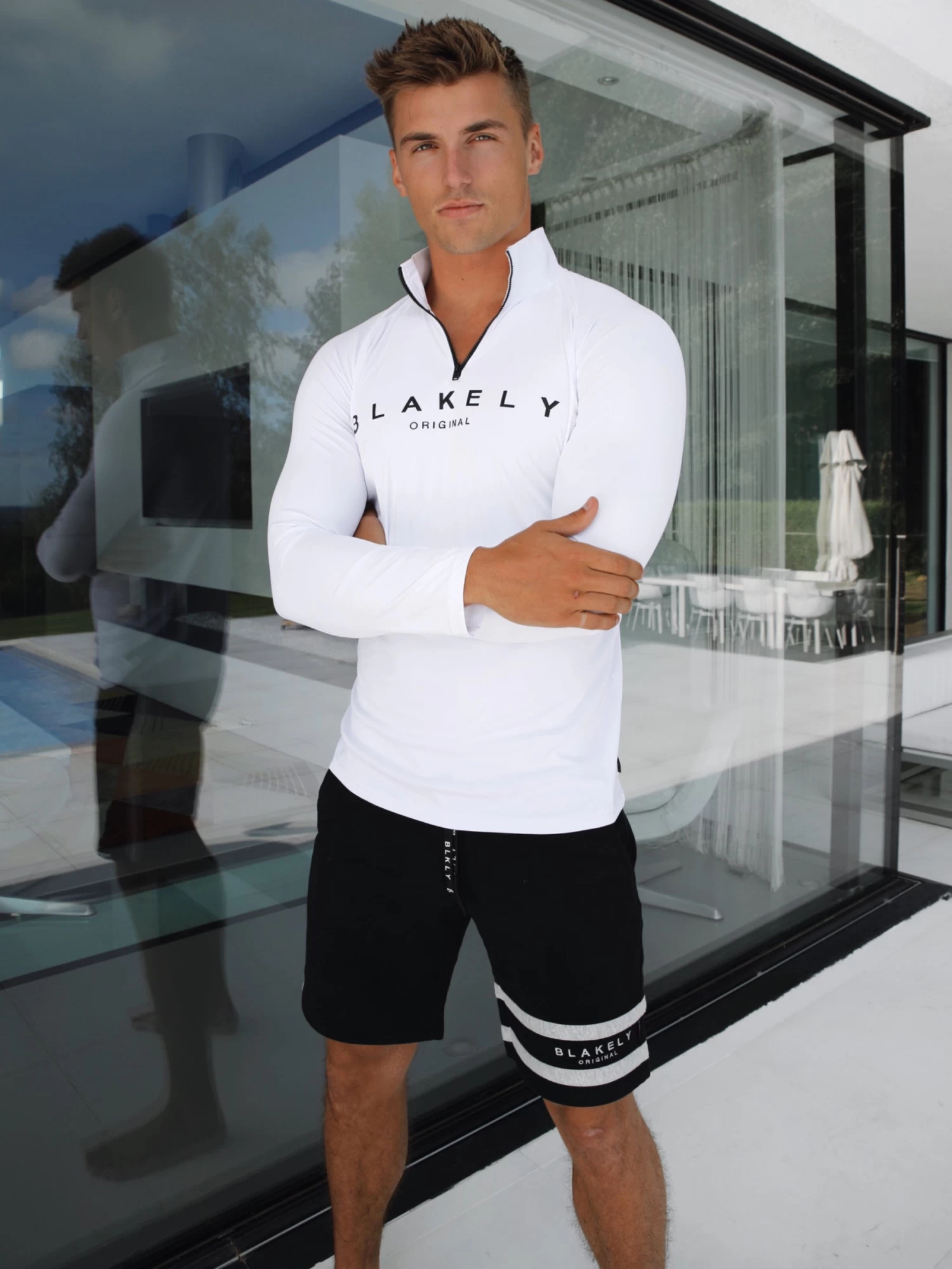 Compound 1/4 Zip - White 4 Compound 1/4 Zip - White - Image 3