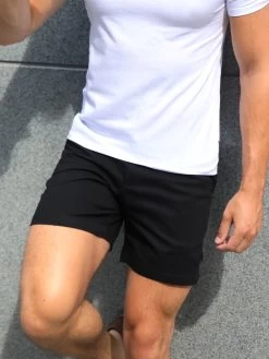 Sanremo Chino Shorts - Black 11 Sanremo Chino Shorts - Black -Trend Wear Sales 1349Black02D