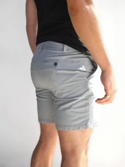Stretch Chino Shorts - Grey -Trend Wear Sales 1349LGrey 03D