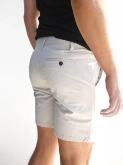 Stretch Chino Shorts - Light Grey -Trend Wear Sales 1349LLightGrey 05D
