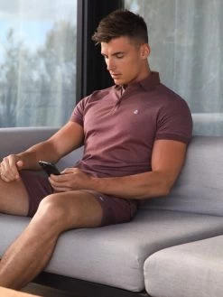 Sorrento Polo - Burgundy -Trend Wear Sales 1592SorrentoPoloBurgundyTed5DCompressed