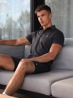 Sorrento Stretch Fit Shorts - Charcoal 13 Sorrento Stretch Fit Shorts - Charcoal -Trend Wear Sales 1592SorrentoPoloCharcoal2DCompressed 0985762e 838b 4fa7 a778 a9e0de6a2116