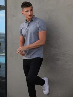 Sorrento Polo - Grey -Trend Wear Sales 1592SorrentoPoloGrey3DCompressed