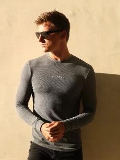 Alezio Textured Jumper - Charcoal 10 Alezio Textured Jumper - Charcoal -Trend Wear Sales 1703DCharcoal04D