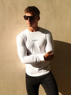 Alezio Textured Jumper - White 12 Alezio Textured Jumper - White -Trend Wear Sales 1703DOffWhite03D