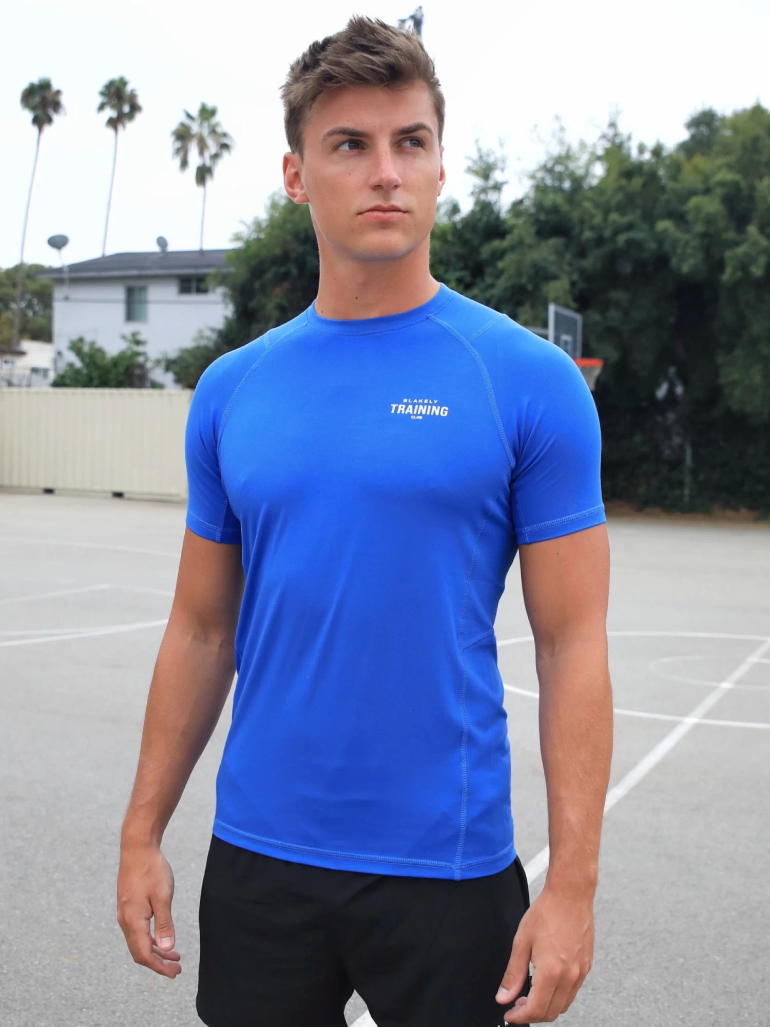 Slim Training T-Shirt - Primary Blue 3 Slim Training T-Shirt - Primary Blue