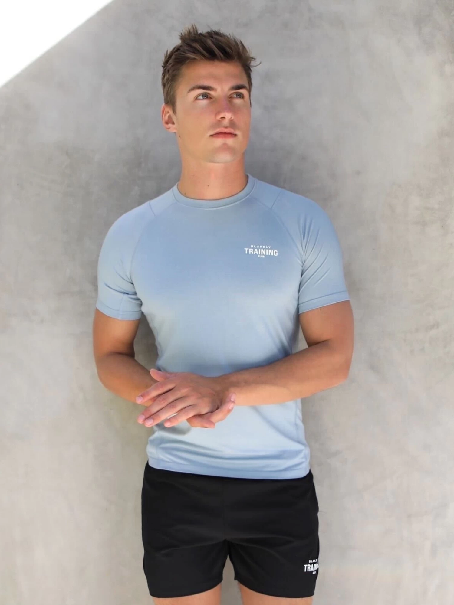 Slim Training T-Shirt - Light Blue 3 Slim Training T-Shirt - Light Blue