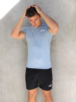 Slim Training T-Shirt - Light Blue 13 Slim Training T-Shirt - Light Blue -Trend Wear Sales 1802TBlue 05D