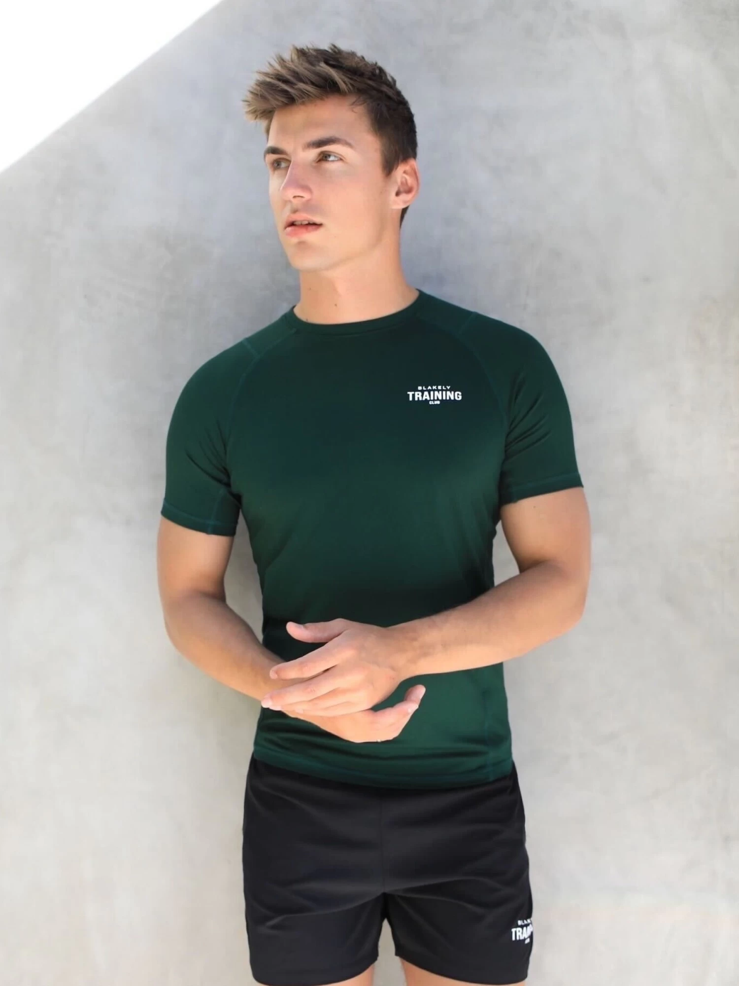 Slim Training T-Shirt - Dark Green 6 Slim Training T-Shirt - Dark Green - Image 4