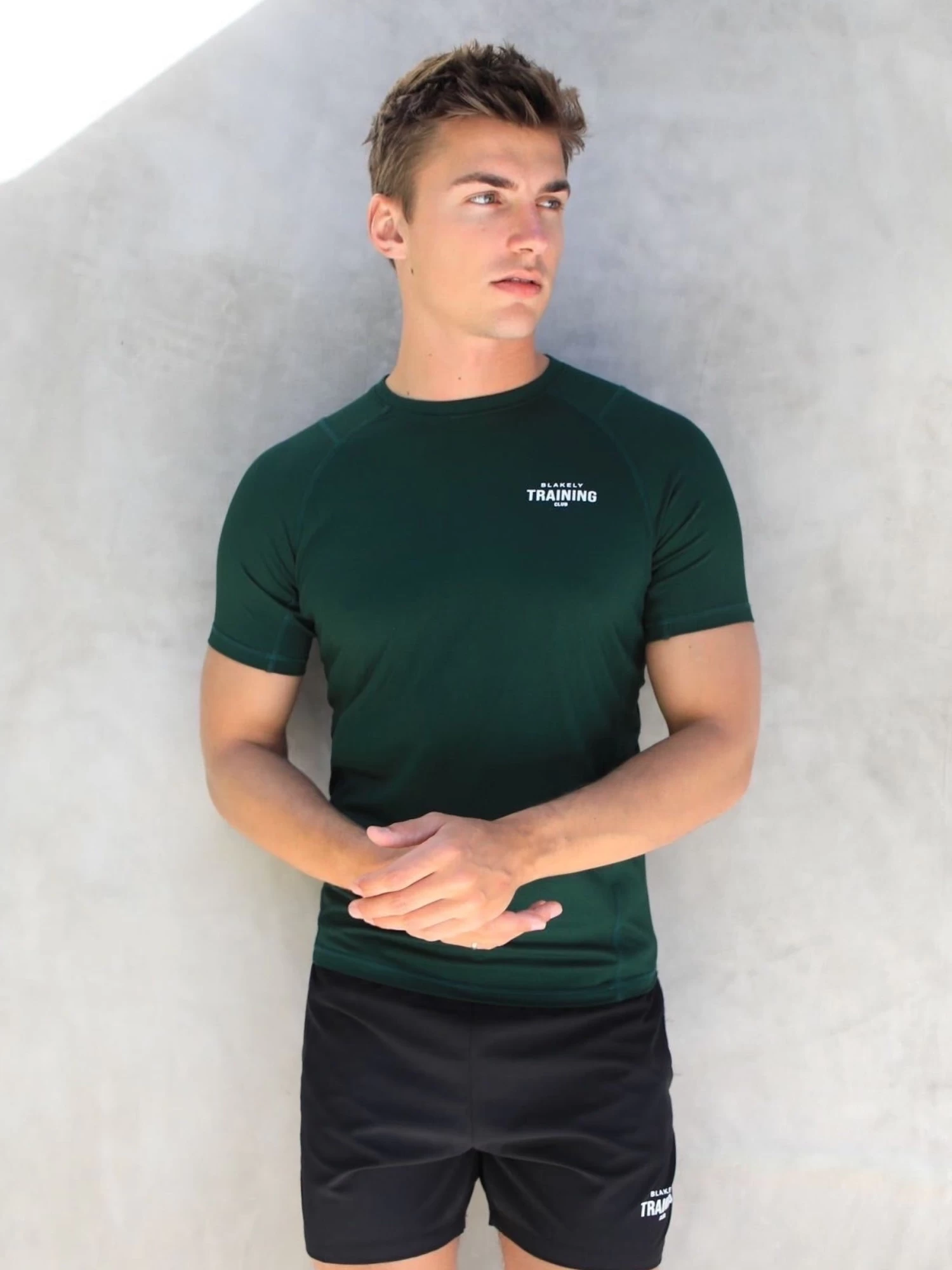 Slim Training T-Shirt - Dark Green 3 Slim Training T-Shirt - Dark Green
