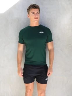 Slim Training T-Shirt - Dark Green 12 Slim Training T-Shirt - Dark Green -Trend Wear Sales 1802TGreen 06D