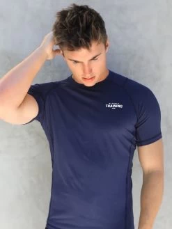 Slim Training T-Shirt - Navy -Trend Wear Sales 1802TNavy 06D