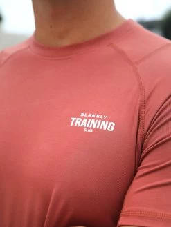 Slim Training T-Shirt - Rust Red -Trend Wear Sales 1802TRed 04D