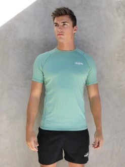 Slim Training T-Shirt - Sage Green -Trend Wear Sales 1802TSage 04D