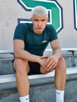 Slim Training T-Shirt - Teal Green -Trend Wear Sales 1802TTeal04D