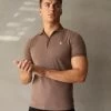 Aspen Polo - Brown -Trend Wear Sales 1804ABrownLEADD