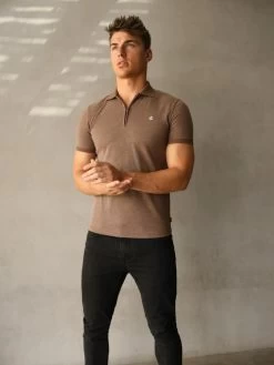 Aspen Polo - Brown -Trend Wear Sales 1804ABrown 02D