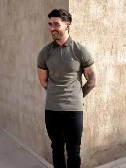 Aspen Polo - Khaki Green -Trend Wear Sales 1804AKhaki 01D