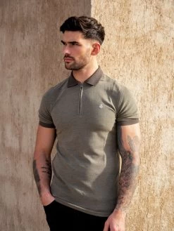 Aspen Polo - Khaki Green -Trend Wear Sales 1804AKhaki 05D