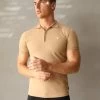 Aspen Polo - Tan 2 Aspen Polo - Tan -Trend Wear Sales 1804ATanLEADD