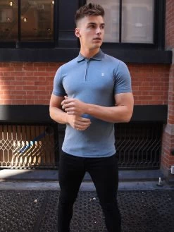 Aspen Polo - Blue -Trend Wear Sales 1804AblueD 3