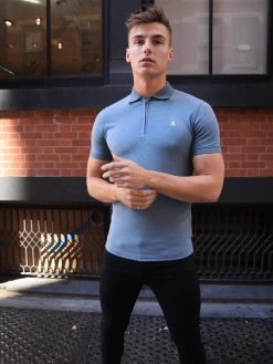 Aspen Polo - Blue -Trend Wear Sales 1804AblueD 4