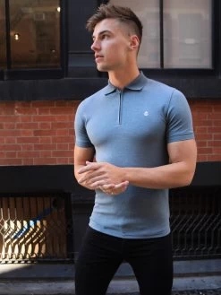 Aspen Polo - Blue -Trend Wear Sales 1804AblueleadD