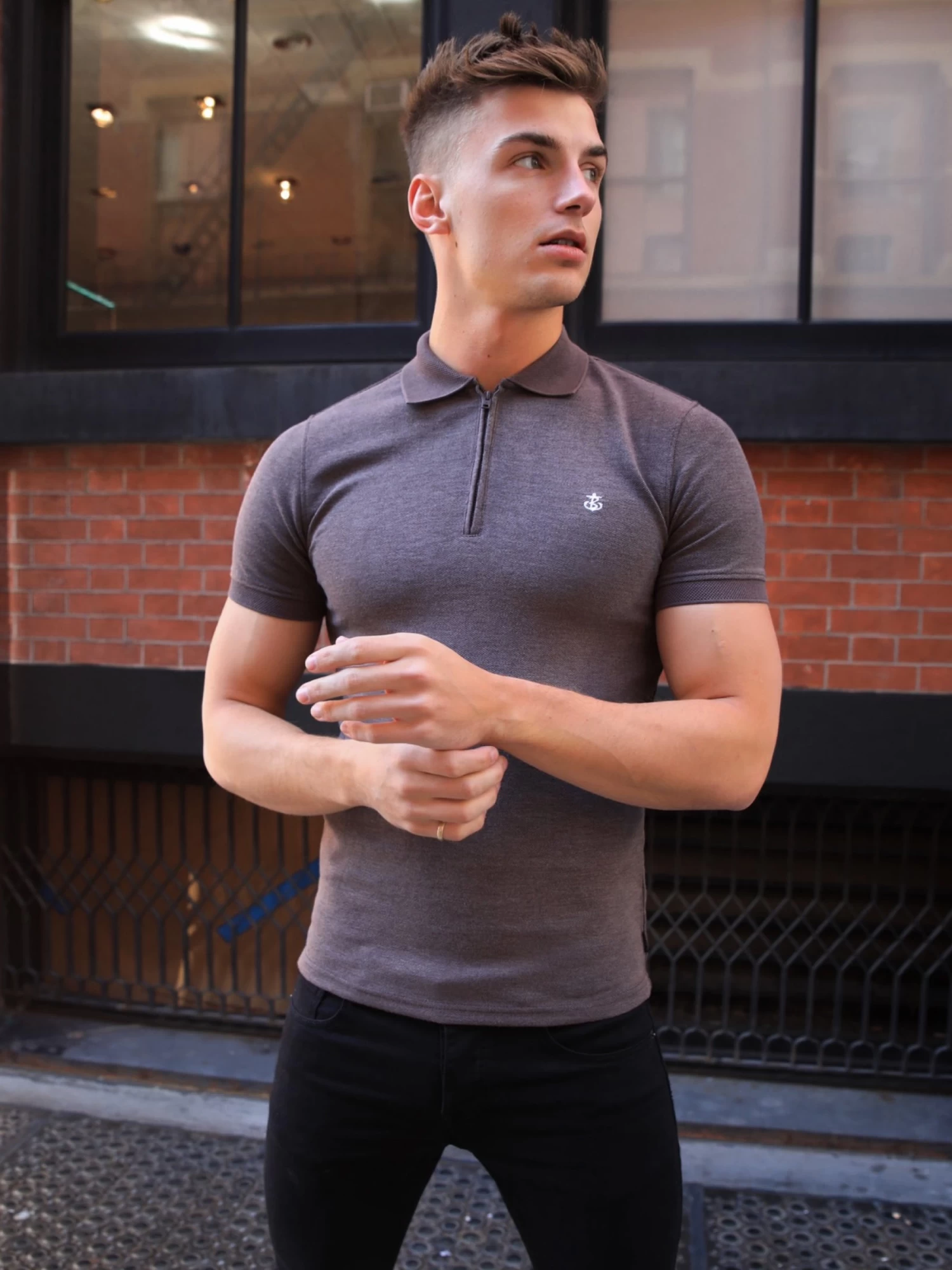 Aspen Polo - Dark Brown 3 Aspen Polo - Dark Brown