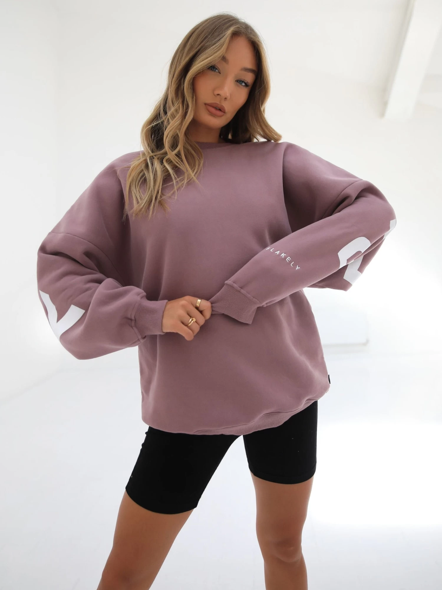 Isabel Oversized Jumper - Dusty Pink 5 Isabel Oversized Jumper - Dusty Pink - Image 3