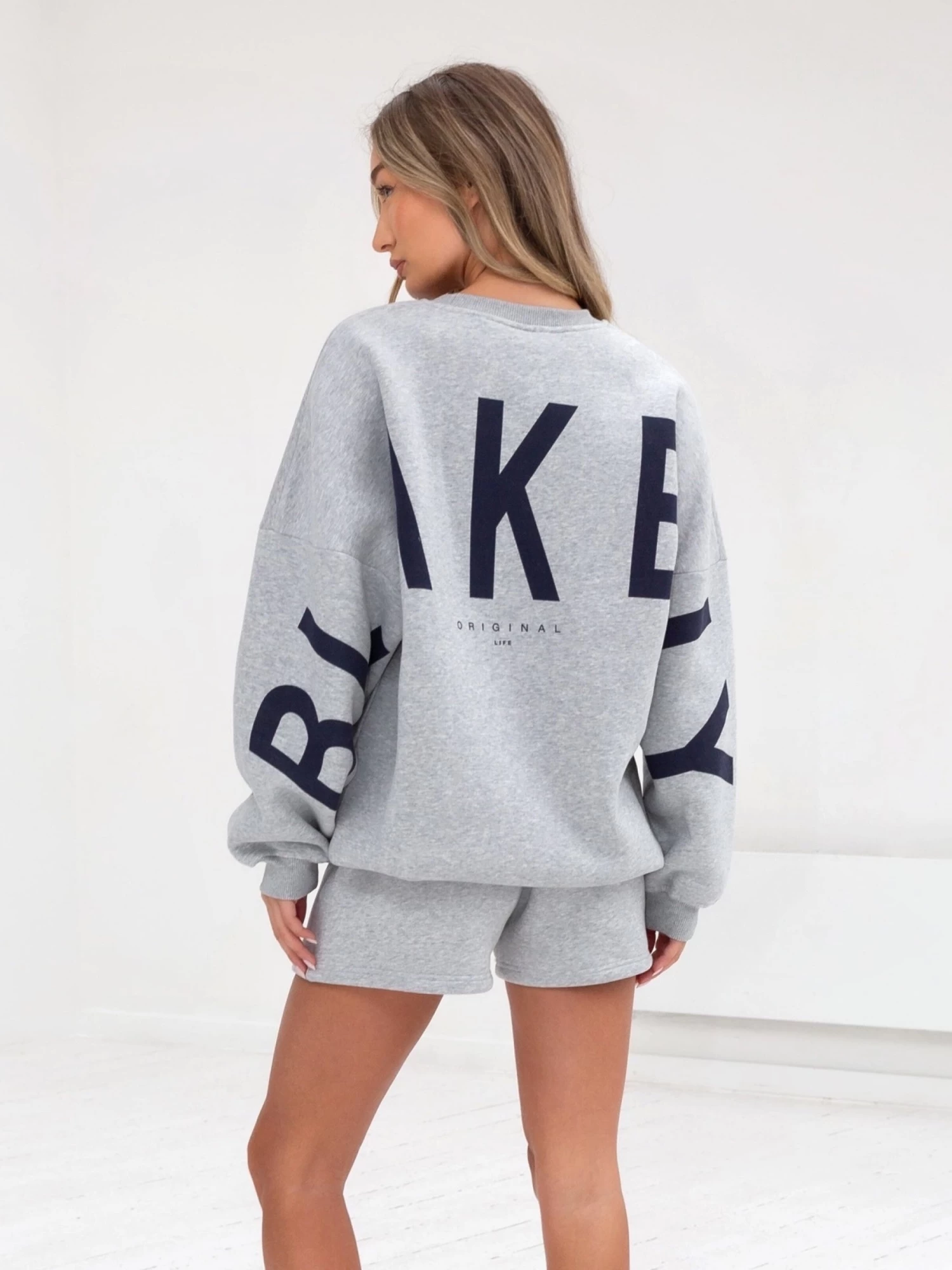 Isabel Oversized Jumper - Marl Grey 4 Isabel Oversized Jumper - Marl Grey - Image 2