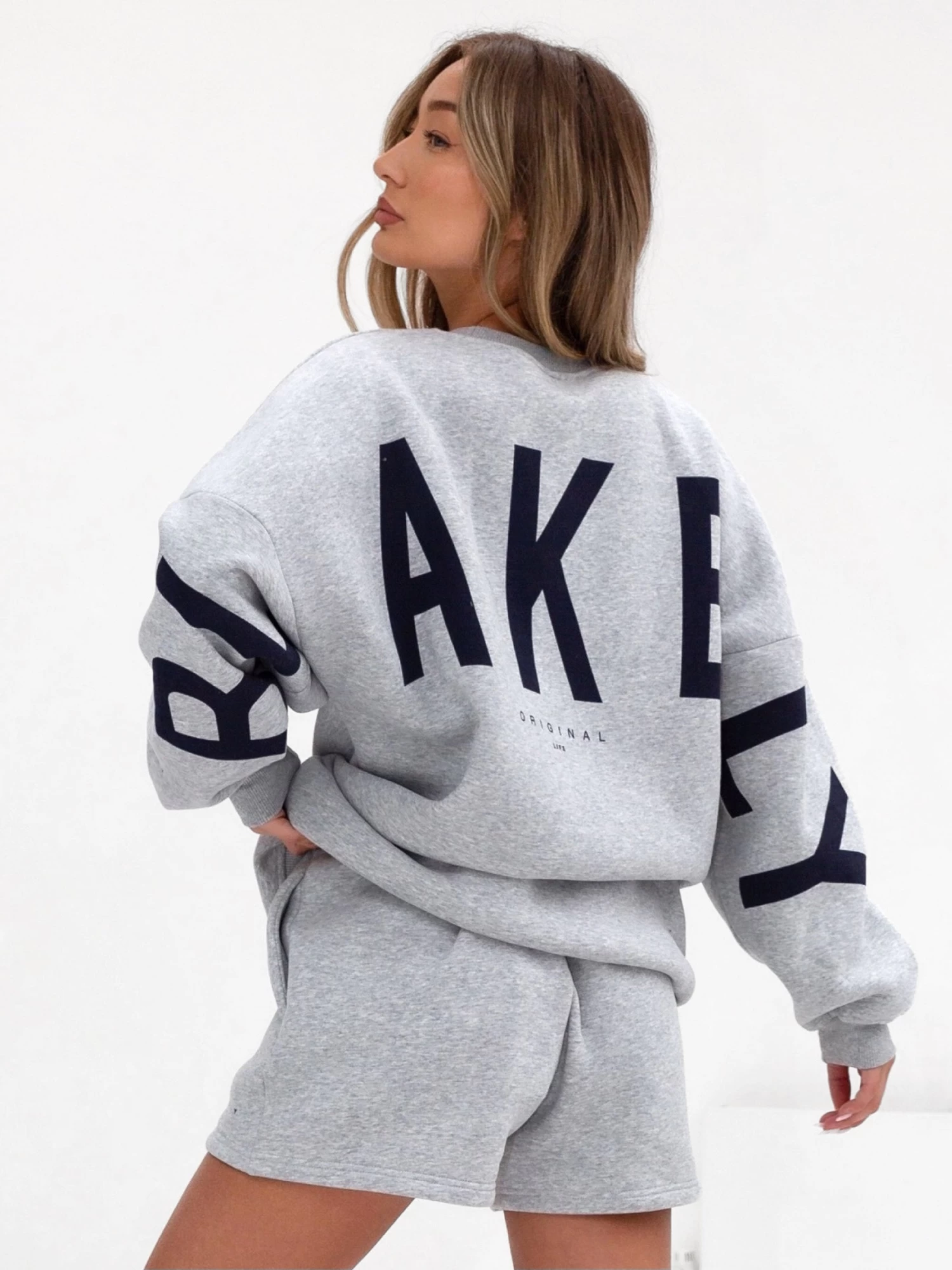 Isabel Oversized Jumper - Marl Grey 3 Isabel Oversized Jumper - Marl Grey