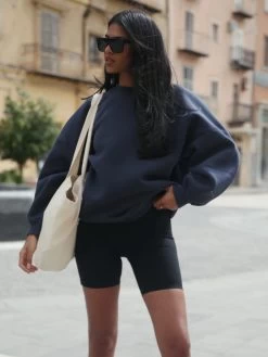 Isabel Oversized Jumper - Classic Navy -Trend Wear Sales 1846ANAVYISABEL02