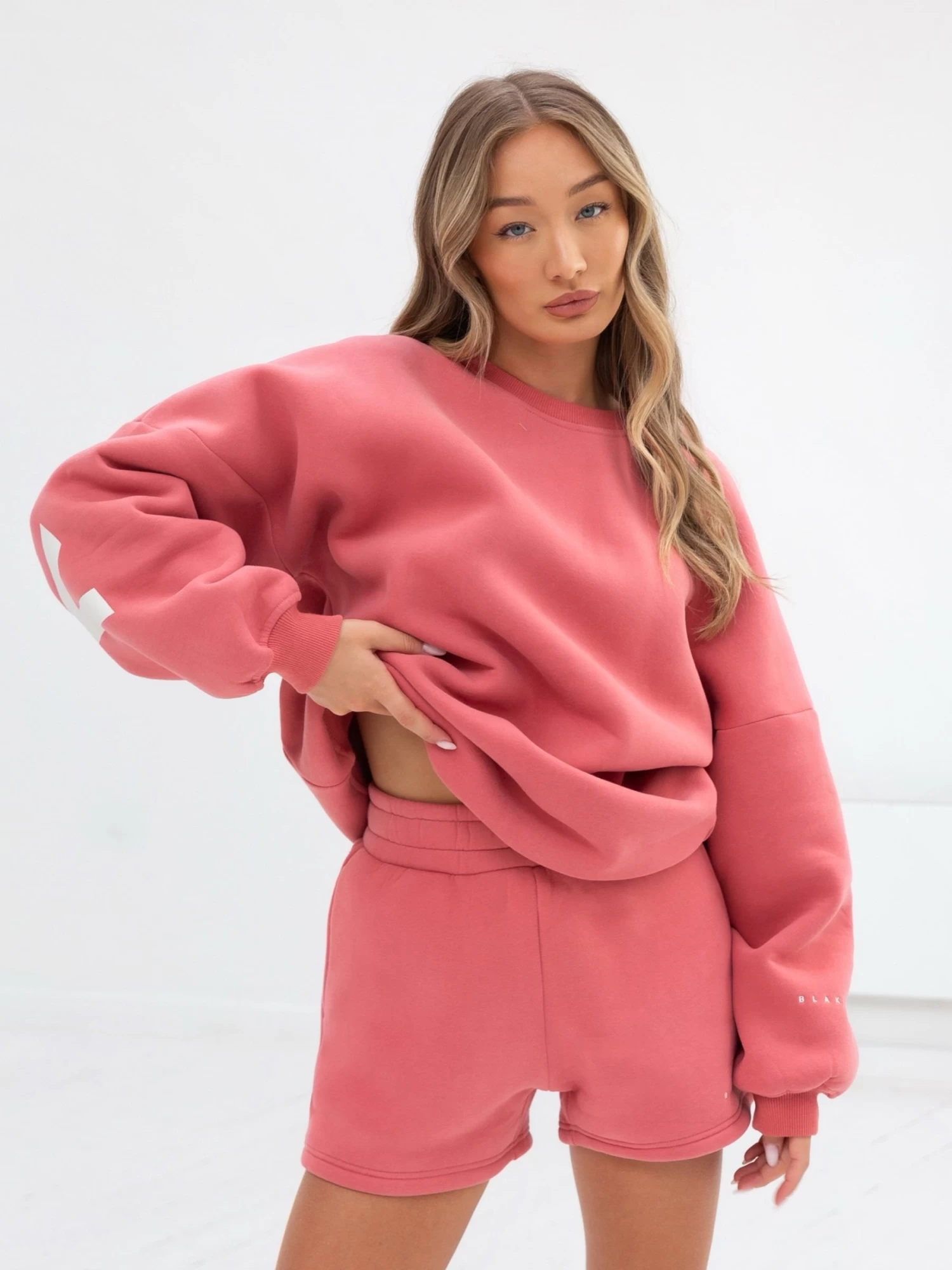 Isabel Oversized Jumper - Sunrise Coral 4 Isabel Oversized Jumper - Sunrise Coral - Image 2