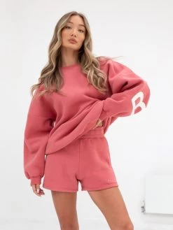 Isabel Oversized Jumper - Sunrise Coral 10 Isabel Oversized Jumper - Sunrise Coral -Trend Wear Sales 1846ASandRed 02D
